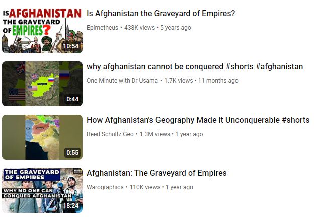 The Graveyard Of Empires YouTube Playlist